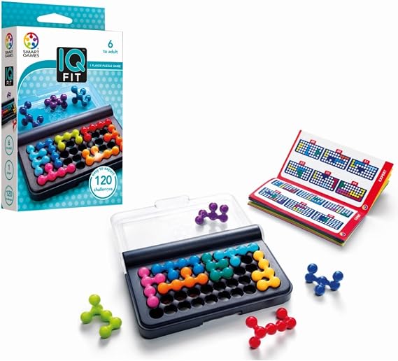 SmartGames IQ Fit - Pocket 3D Travel Puzzle Brain Teaser, Ages 6+