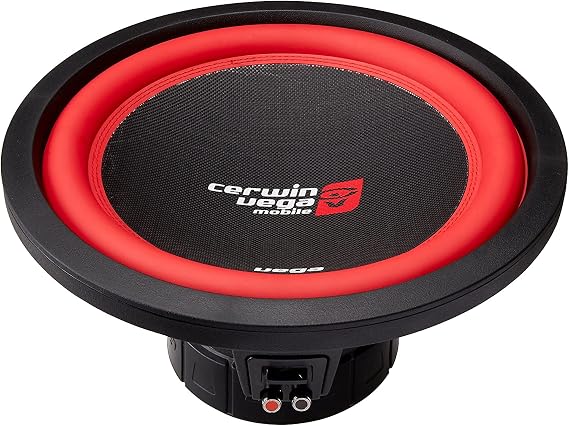 Cerwin Vega Vega Series 15" 550W RMS 2-ohm High-Performance Car Subwoofer - Ultimate Car Audio Experience with Powerful, Deep Sound and Durable Design, V152DV2