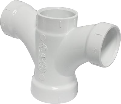 Canplas 194149 PVC DWV Double Fix, 2 x 1.5 x 1.5 x 1.5-Inch