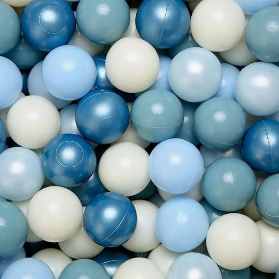 GOGOSO Ball Pit Balls for Toddlers Dogs Baby, 2.2 Inch Pastel Play Ball Toys Kid Ballpit, Bounse House, Birthday, Tent, Party,100 pcs