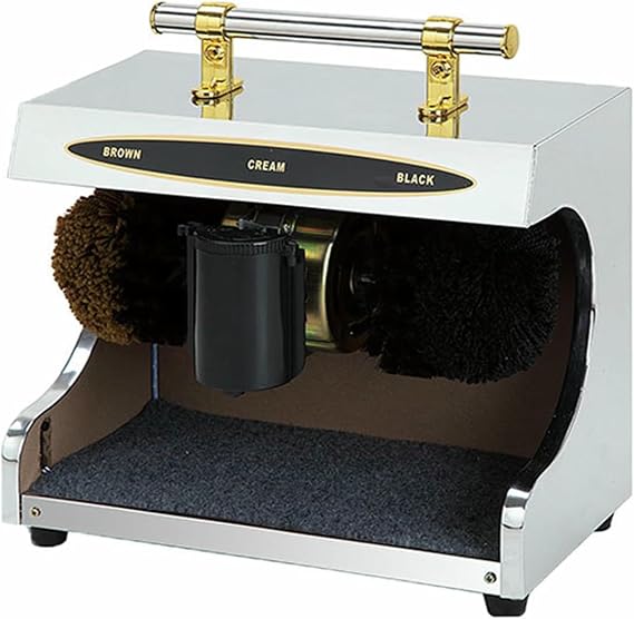 Shoe Polishing Machine, Automatic Household Fully Automatic Induction Shoe Polishing Machine, Electric Shoe Polishing Machine in Public Hotel Lobby,A