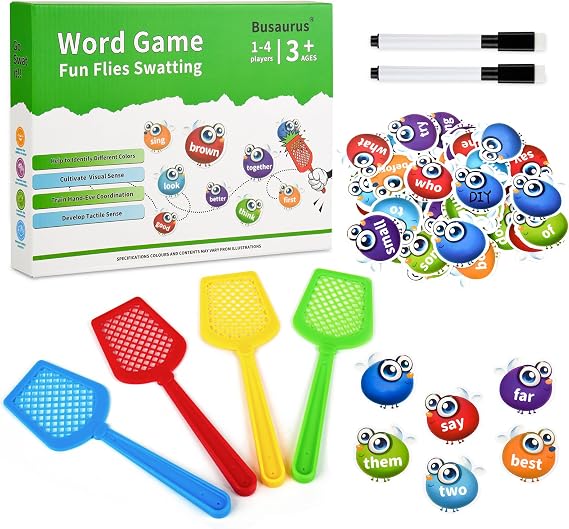 Sight Word Learning Game for Kids, Dolch Word Literacy Swat Game