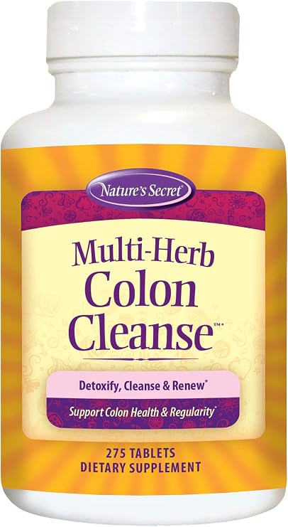 Nature's Secret Multi-Herb Colon Cleanse, 275 Tablets