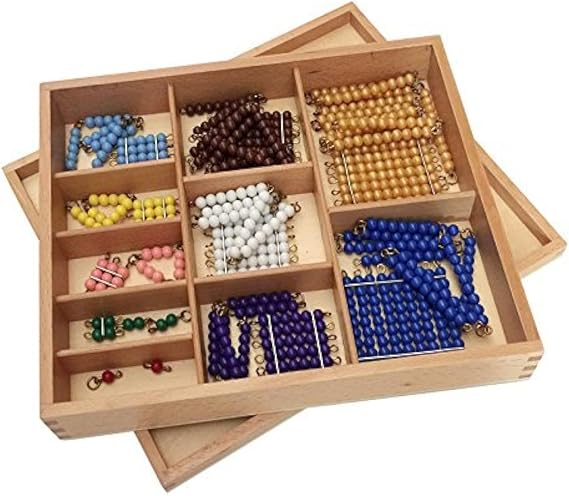 Elite Montessori Colored Bead Chains & Squares