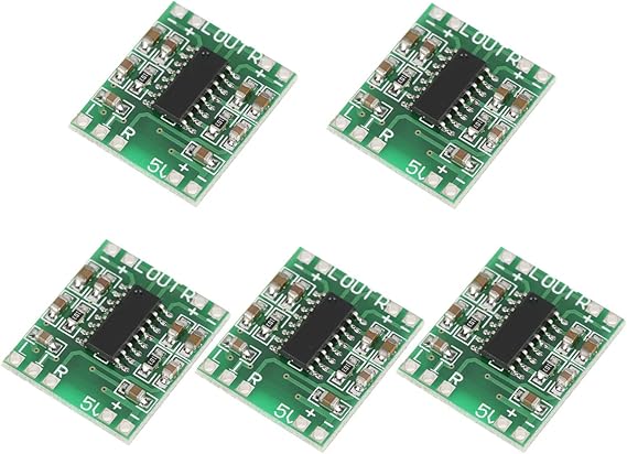 5pcs PAM8403 Audio Amplifier Board Mini Digital Power Amp Module 3W+3W 2.5V-5.5V with Noise Reduction Circuit
