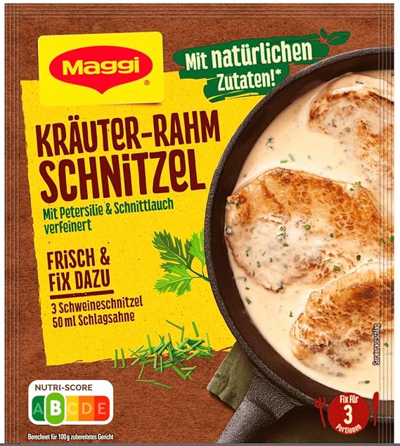 Maggi Fix Krauter-Rahm Schnitzel