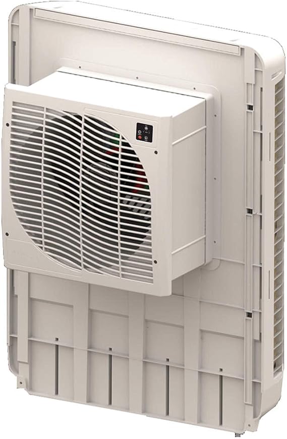 Mastercool - MCP44 - MASTERCOOL Window Evaporative Cooler: 1600 sq ft, 3, 200 cfm, 1/3 hp HP
