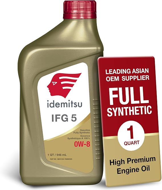 Idemitsu IFG 5 0W-8 Full Synthetic Engine Oil 1 Quart
