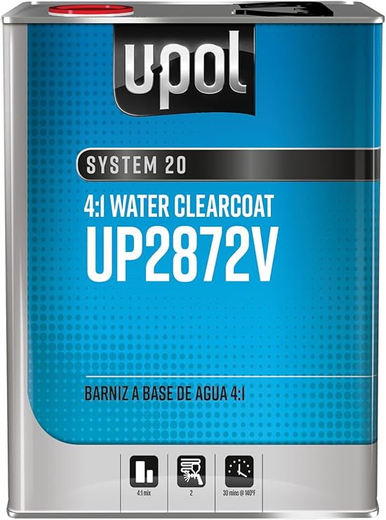 U-Pol Products 2872V Clear System 2087 2.1 Voc Compliant Water Coat - 1 Gallon