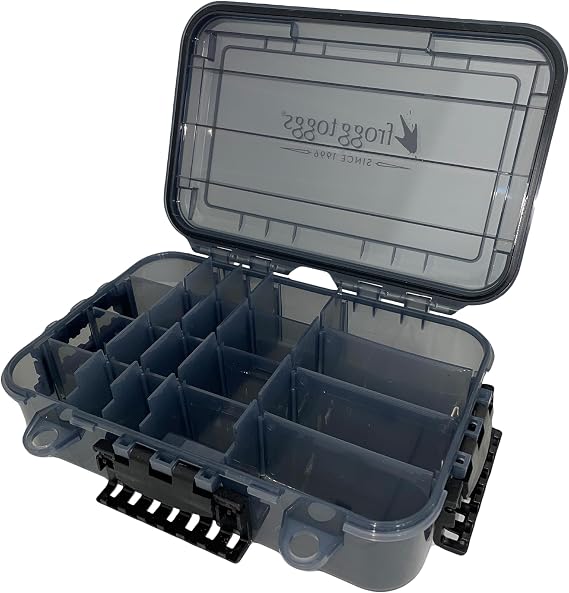 FROGG TOGGS Waterproof Utility Box, Tackle Storage, Dry Box | Features and o-ring seal 3 tight-sealing cam-action latches, crafts storage, durable construction, reliable performance