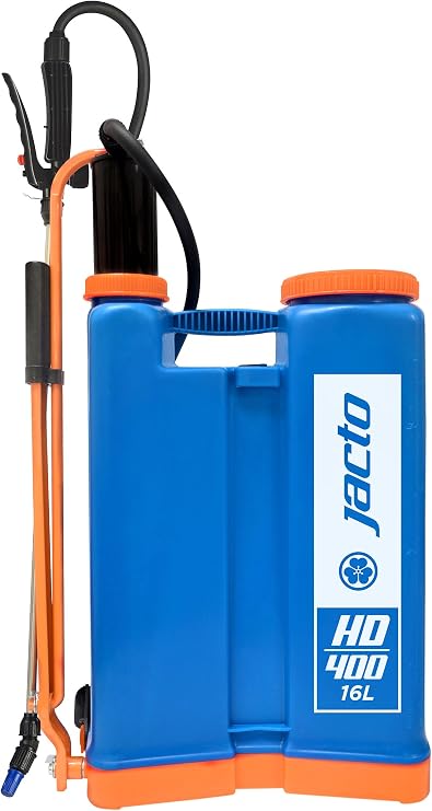 Jacto HD400 Heavy-Duty 4-Gallon Sprayer Versatile & Durable for Landscapers, Farmers & Homeowners | Ergonomic Design, Adjustable Nozzle - Color Blue