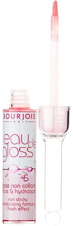 Bourjois Eau De Gloss Moisturizing Lip Gloss, No.13 Rose A I Eau, 0.2 Ounce