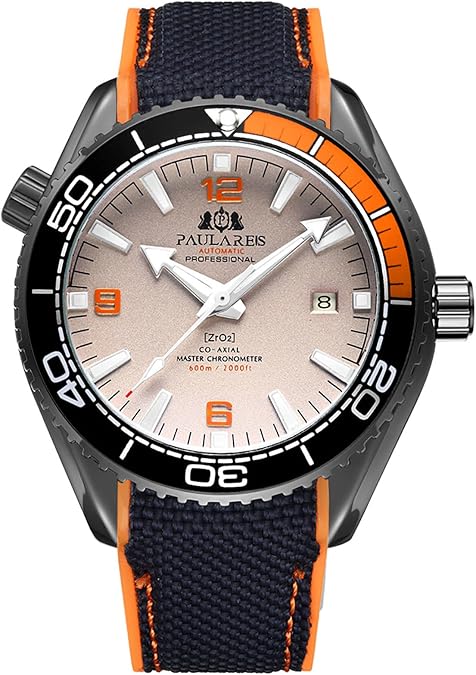 MASTOP Automatic Watches for Men Self Winding Mechanical Watch with Luminous Hands Date Display Water Resistant Durable Stainless Steel Case