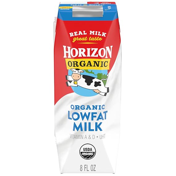 Horizon Organic Shelf Stable 1% Lowfat Milk Box, 8 fl oz