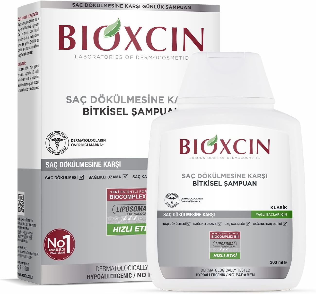 Bioxcin Genesis Yağlı Saçlar İçin Şampuan 1 x 300 mL
