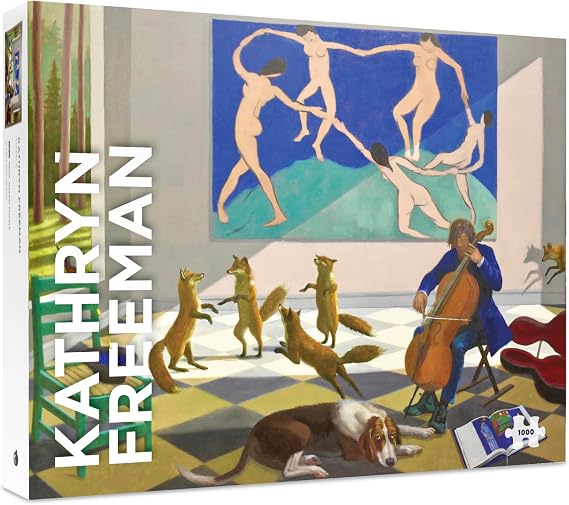 Pomegranate 1000-Piece Puzzle for Adults, Foxes & Matisse Art