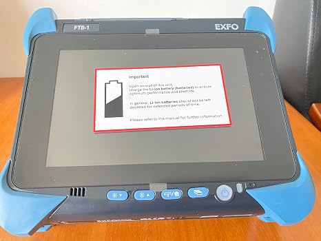 EXFO OTDR Optical Time Domain Reflectometry FTB-1v2 with FTB-735C-SM1-EI SM OTDR Only OTDR Module 1310/1550nm 42/41db, blue and black
