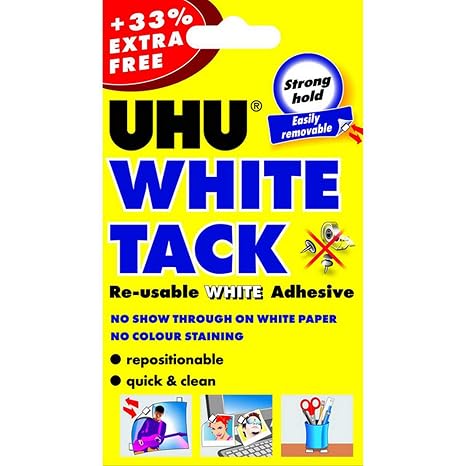 UHU White Tack Adhesive Handy Pack