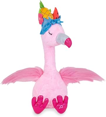 Cuddle Barn - Paradise Penny Animated Pink Flamingo Fun Party Plush Toy Stuffed Animal