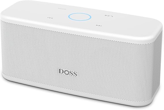 DOSS SoundBox Plus Bluetooth 4.2 Speaker, Wireless Speaker, 20 Hours of Continuous Playback, Built-in Microphone, Hands-free Calling Support, Touch Operation, 16W Loud Volume, Deep Bass, Stereo