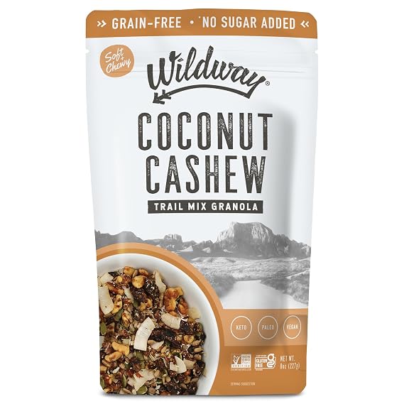 Wildway, Granola Coconut Cashew, 8 Ounce