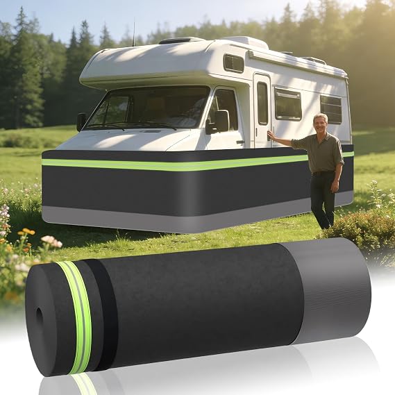 RV Skirting,Easy Installation RV Skirting for Winter, 2.6 x78.74 ft | Travel Wheel Skirt for Mobile Home Exterior, RV Skirt with Waterproof Felt, for Camper, Travel Trailer,Outdoor