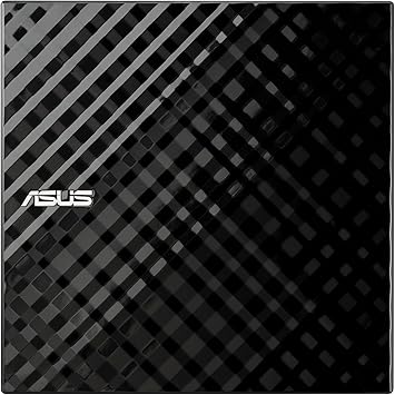 ASUS LITE Portable USB 2.0 Slim 8X DVD/Burner +/- Rewriter External Drive, Compatible with Both Mac & Windows, Black SDRW-08D2S-U/BLK/G/AS,