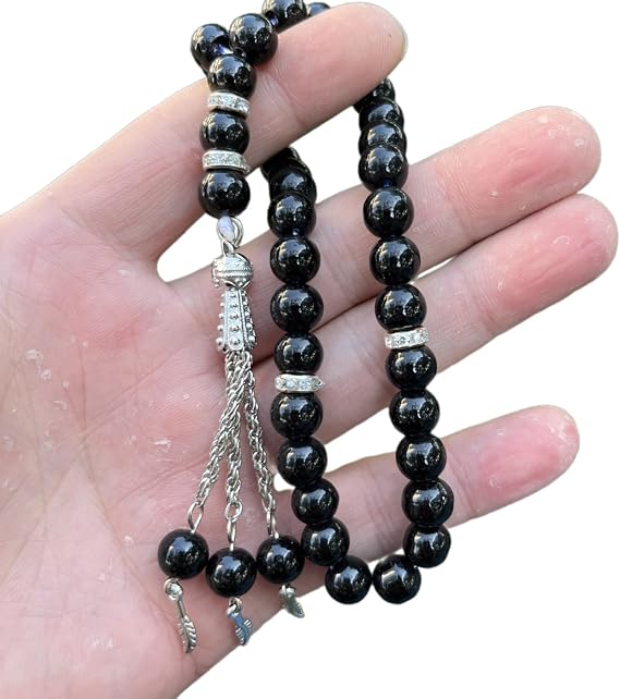 33 Beads Rosary Bracelet Glass Prayer Beads Bracelet Religious Jewelry Decorative Tassels Bracelet Party Favor
