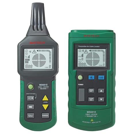 Mastech MS6818 Professional Cable Tester Cable Finder 12 ~ 400 V Wire Tracker LCD