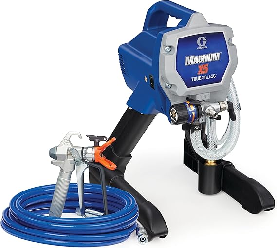 Graco Magnum X5 Airless Paint Sprayer, Interior & Exterior | Model X5, 3000 PSI, Adjustable Pressure Control