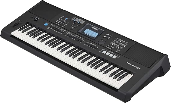 Yamaha PSR-E473, 61-Key Touch-Sensitive Advanced Portable Keyboard with Groove Creator, DJ Controls & Quick Sampling (PSRE473) | 61 Key Touch-Sensitive Advanced Portable Keyboard with Groove Creator