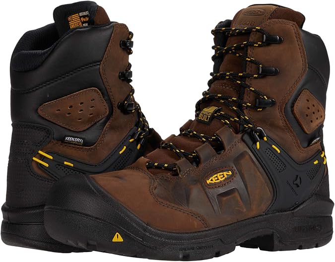 KEEN Utility Men's Dover 8" 600g Waterproof Composite Toe Work Boots