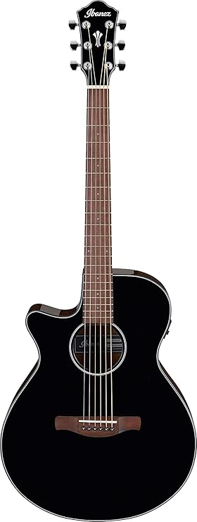 Ibanez AEG50L-BKH Left-Handed Acoustic-Electric Guitar - Black High Gloss