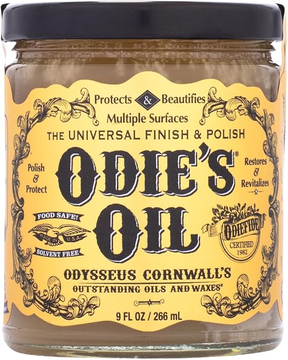Odie's Universal Oil - All-in-One Wood, Leather & Metal Finish, 9oz