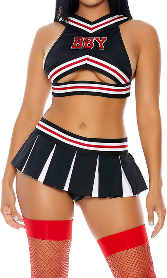 Forplay womens Good Luck Charm Cheerleader Costume