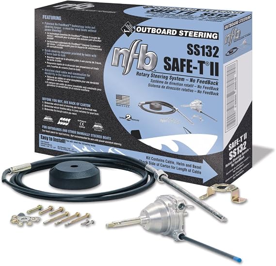 Dometic SeaStar NFB (No Feedback) Safe-T II Rotary Steering Kit, SS132XX