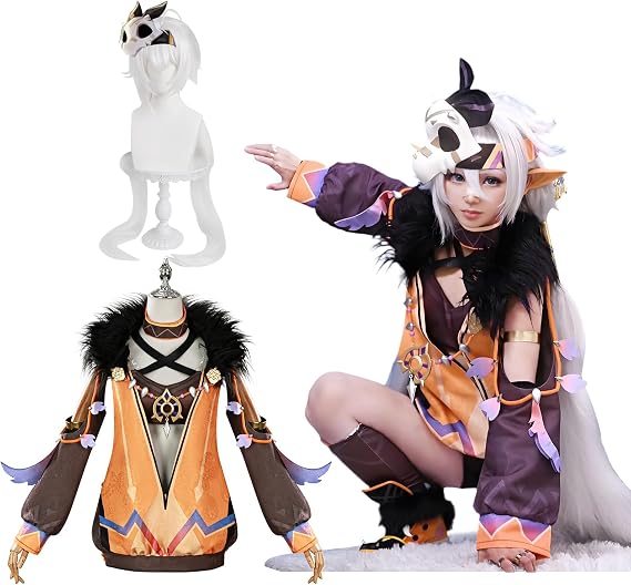 Shinpei Ryōhin Genshin Impact Cosplay With Wig Popular Character Cosplay Costume Adult Disguise Game Costume Halloween Christmas Event Genshin Impact Cosplay