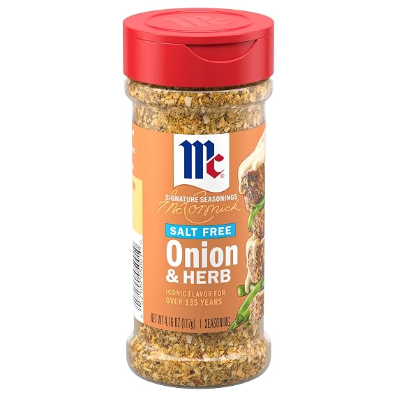 McCormick Salt Free Onion and Herb Seasoning, 4.16 oz