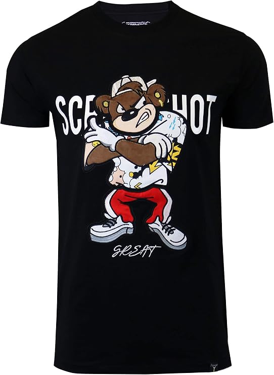 SCREENSHOT-Premium TECH TEE NYC Streetwear Urban Patch Embroidery High Density Gel Print T-Shirt