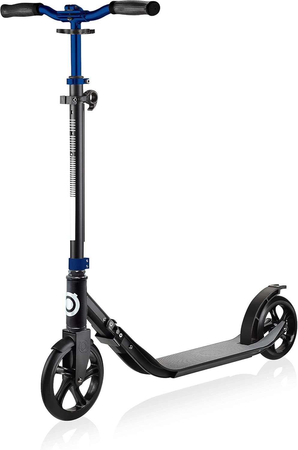 Globber Teen Adult Scooter One NL 205-180 Duo Two Wheel Scooter, Big Wheels, Reinforced Body Support up to 220lbs, 8 yrs up