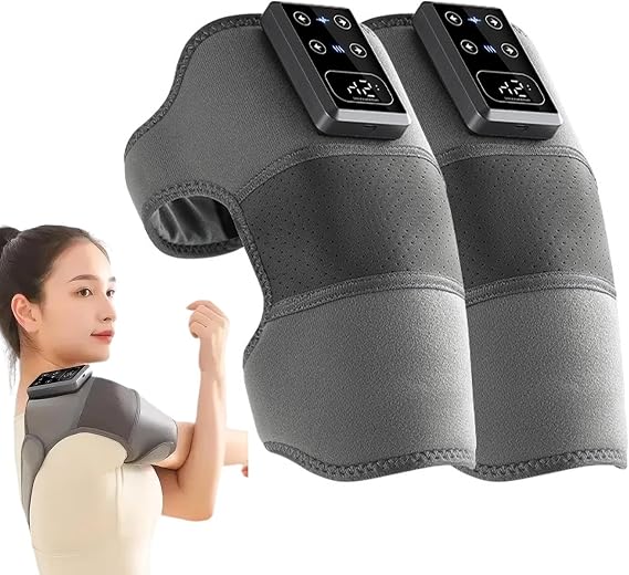 Electric Heating Knee Pads,Heating Massage Knee Wrap Pad | Three Vibration Strengths Heating Knee Warmers Wrap for Arms, Shoulders, Elbows, Calves, Tights