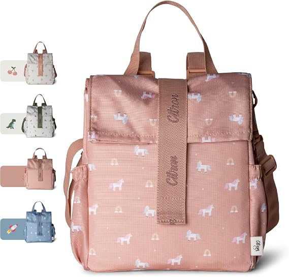 Citron Backpack, model thermo roll, unicorn