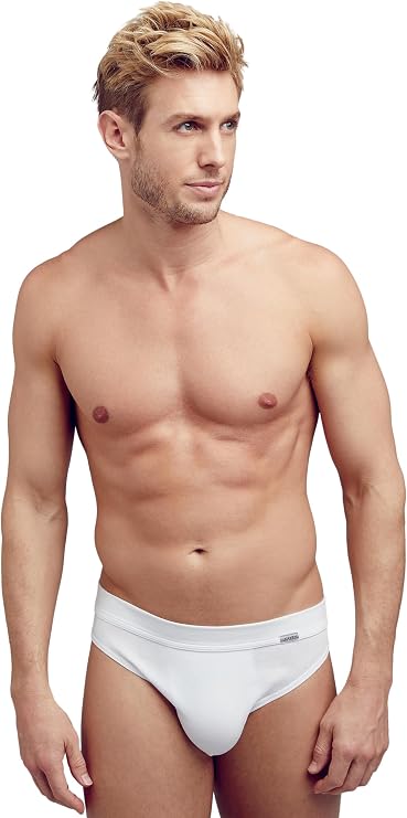 Jockey Luxury Cotton Brief - Breathable Men's Briefs Underwear Made of 100% Gassed Cotton Underpants Without Fly Men's Underwear