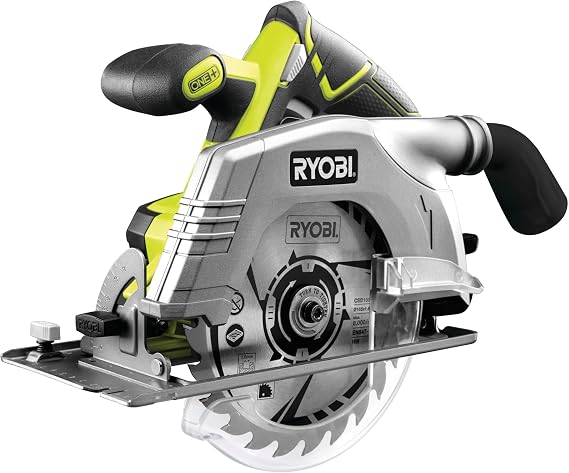 Ryobi R18CS-0 ONEPlus 18 V Cordless Circular Saw, Green, 165 mm (Body Only)