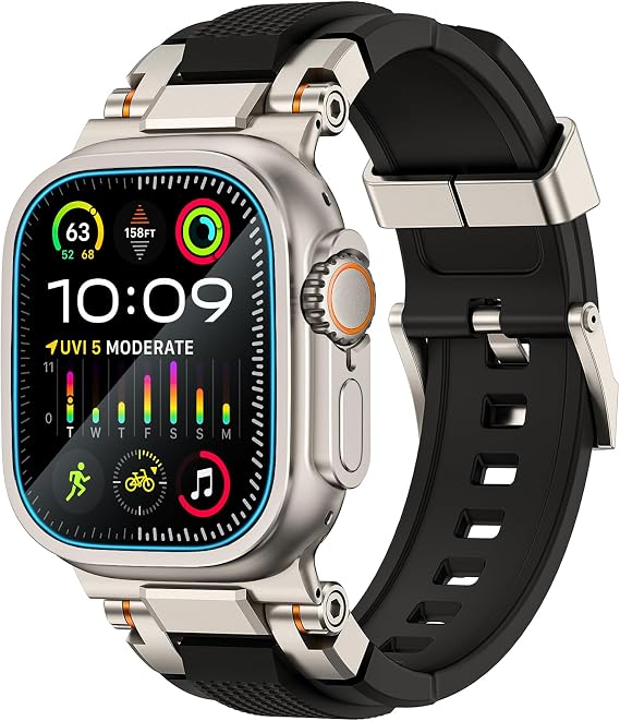 amBand Bands Case for iWatch 49mm Titanium
