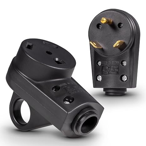 TRUE MODS NEMA TT-30P/30R 30A RV Power Cord Plug Male Female Replacement