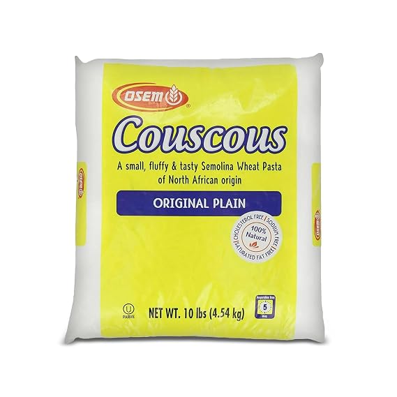 Osem Israeli Pearl Couscous, Original Plain, Kosher Parve - 10 Lb Bag