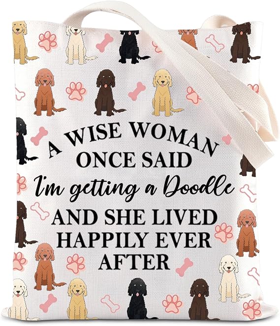 TGBJE Doodle Tote Bag - Dog Mom Gift for Doodle Owner
