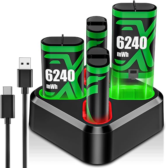 for Xbox Controller Battery Pack for Xbox oneS|X/Xbox Elite/Xbox Series X|S