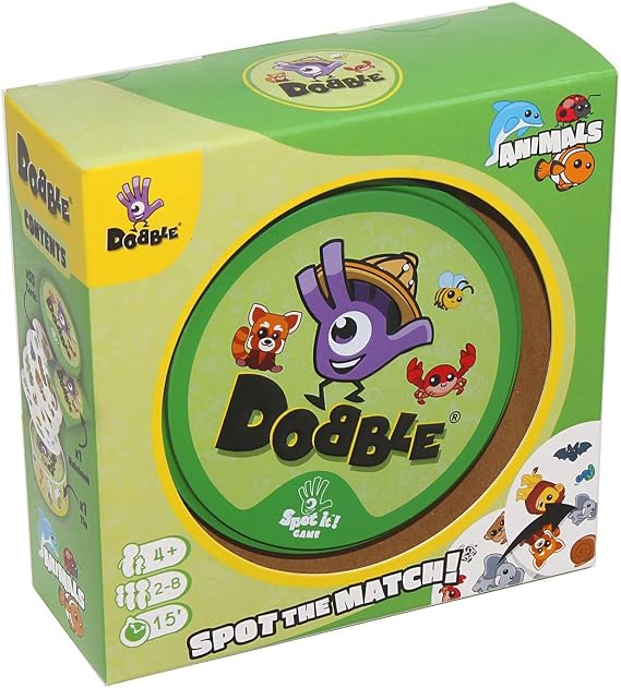 Asmodee | Dobble Animals | Fun Family Card Game